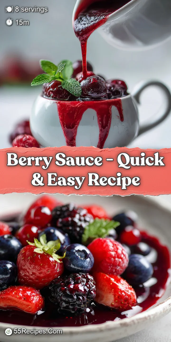 Close-up of plump, juicy berries simmering in a vibrant, bubbling sauce. Steam rises, carrying the sweet aroma of cooked f...
