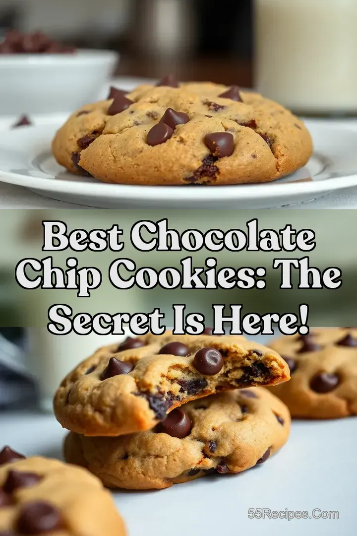 Best Chocolate Chip Cookies: The Secret is Here! : PIN FOR LATER Best Chocolate Chip Cookies: The Secret is Here!