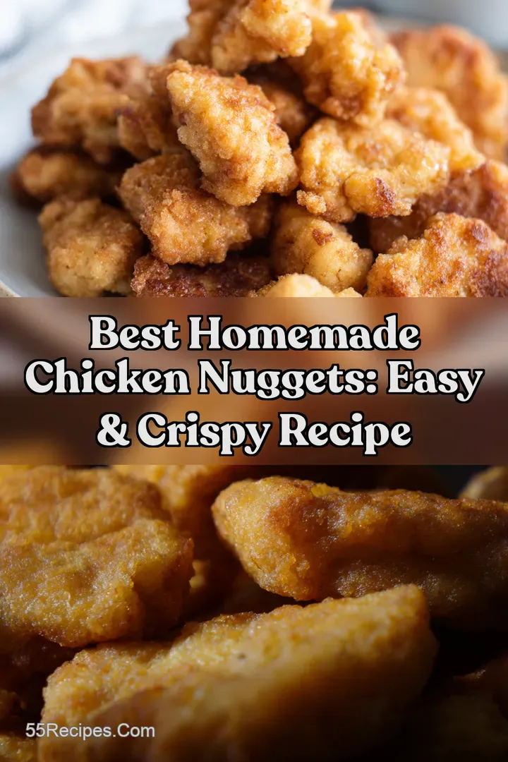 Best Homemade Chicken Nuggets: Easy & Crispy Recipe : PIN FOR LATER Best Homemade Chicken Nuggets: Easy & Crispy Recipe