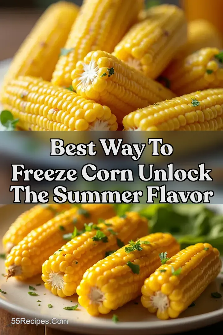 Best Way to Freeze Corn Unlock the Summer Flavor