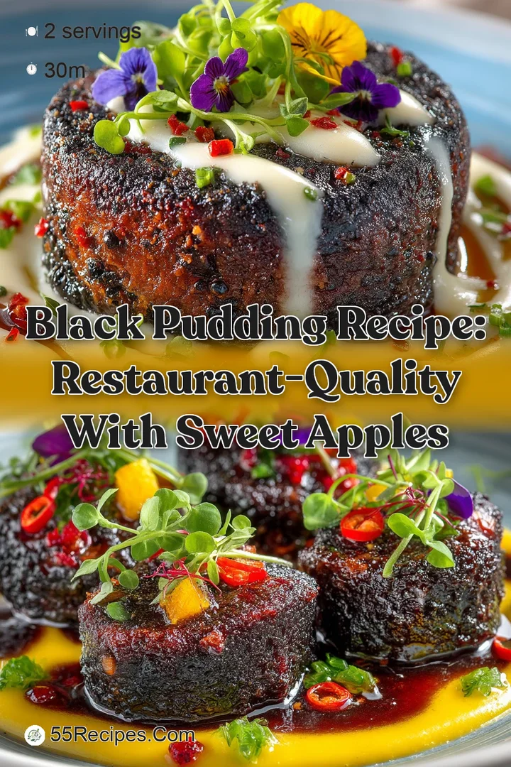 Black Pudding Recipe: Restaurant-Quality with Sweet Apples