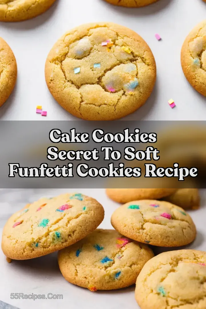Cake Cookies Secret to Soft Funfetti Cookies Recipe