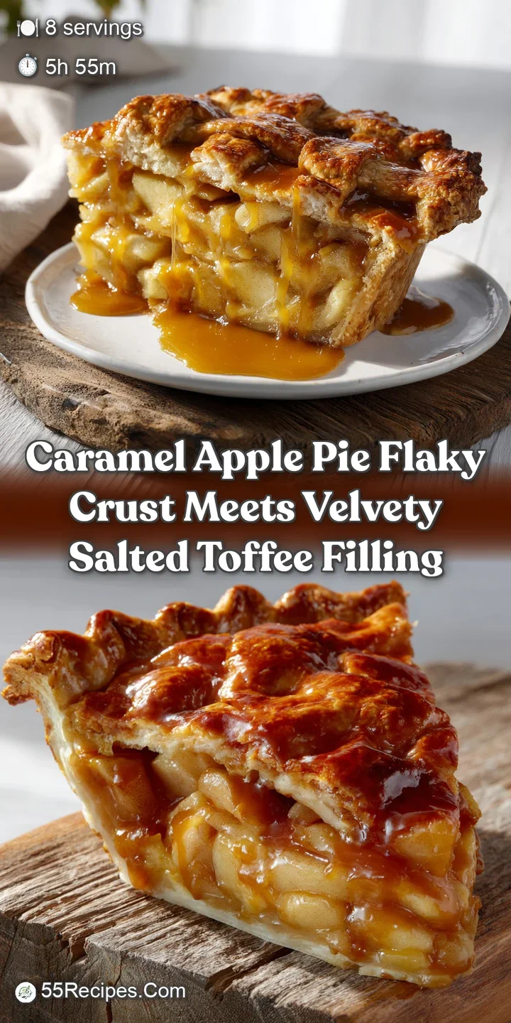 Caramel Apple Pie Flaky Crust Meets Velvety Salted Toffee Filling