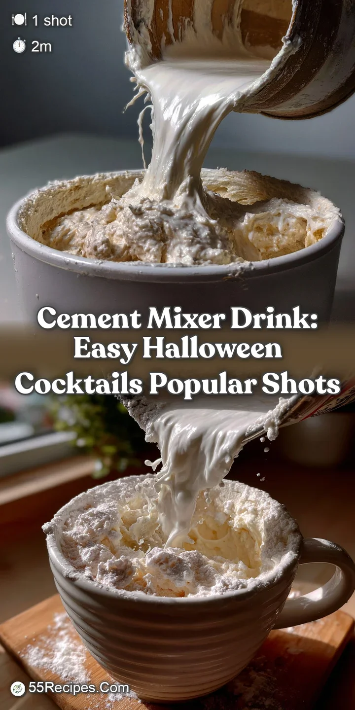 Cement Mixer Drink: Easy Halloween Cocktails Popular Shots