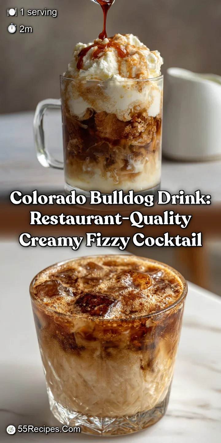 Colorado Bulldog Drink: Restaurant-Quality Creamy Fizzy Cocktail
