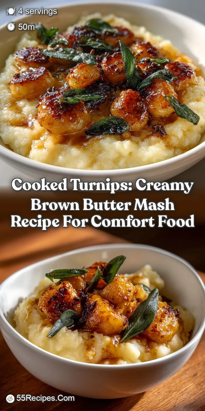 Cooked Turnips: Creamy Brown Butter Mash Recipe for Comfort Food