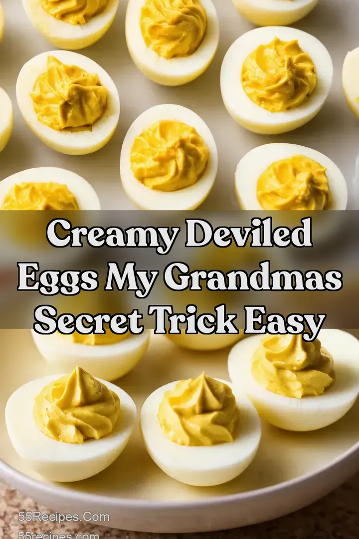 Creamy Deviled Eggs My Grandmas Secret Trick Easy