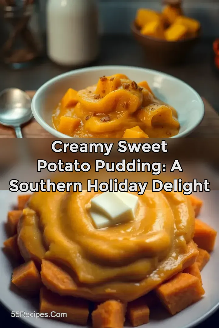 Creamy Sweet Potato Pudding: A Southern Holiday Delight
