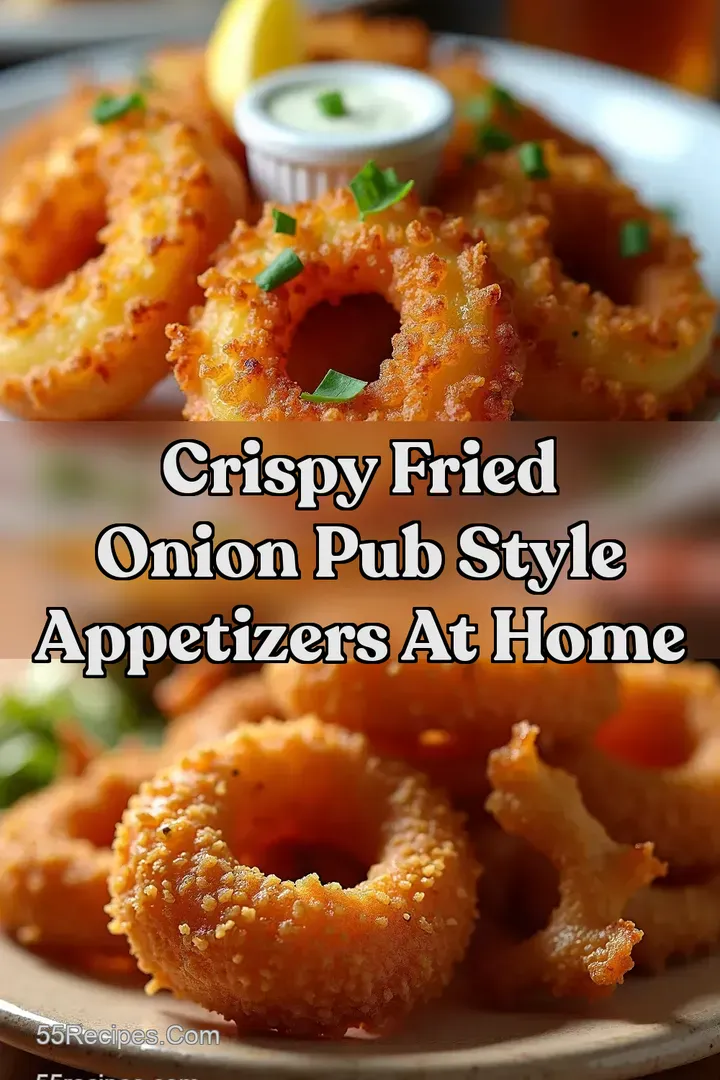 Crispy Fried Onion Pub Style Appetizers At Home