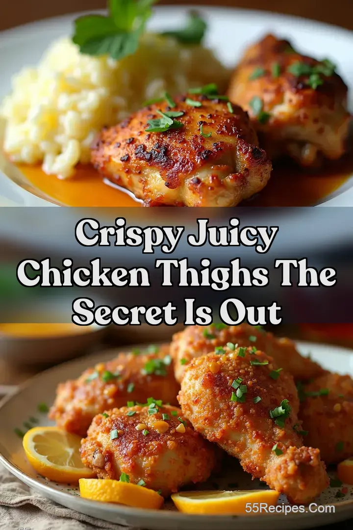 Crispy Juicy Chicken Thighs The Secret is Out