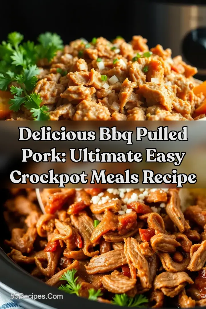 Delicious BBQ Pulled Pork: Ultimate Easy Crockpot Meals Recipe