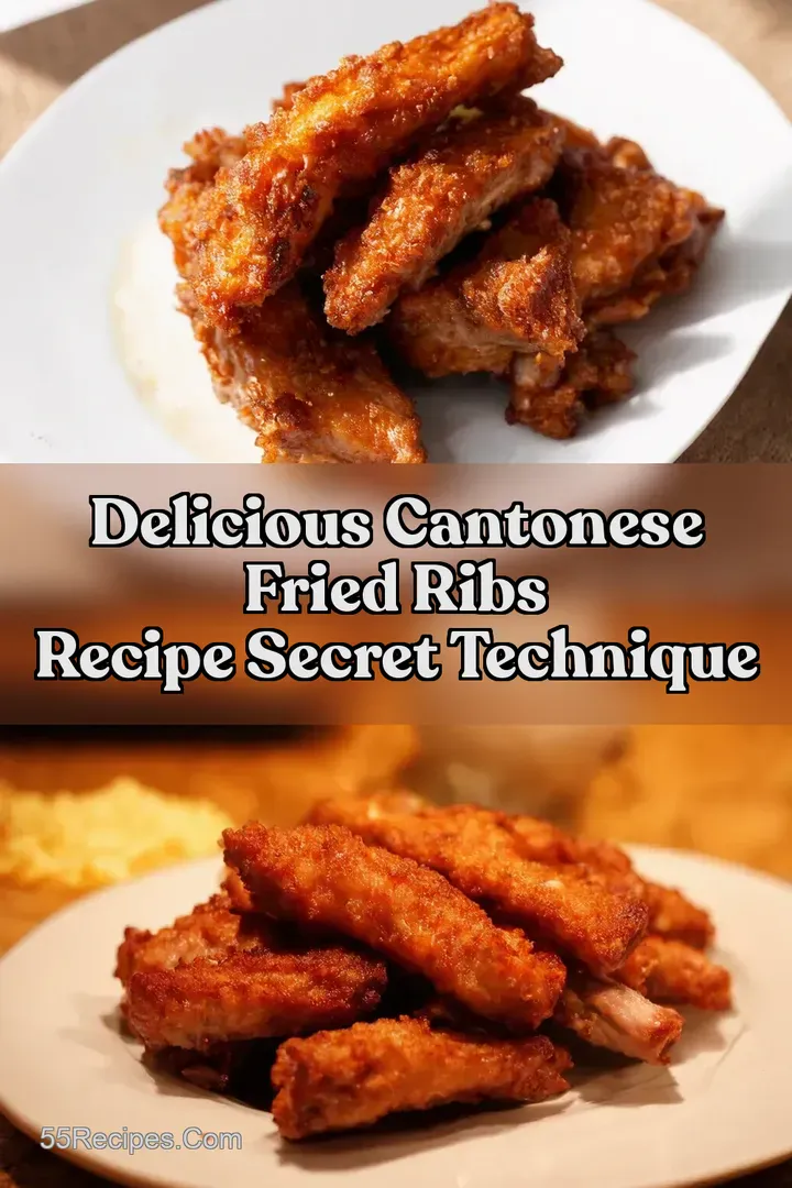 Delicious Cantonese Fried Ribs Recipe Secret Technique