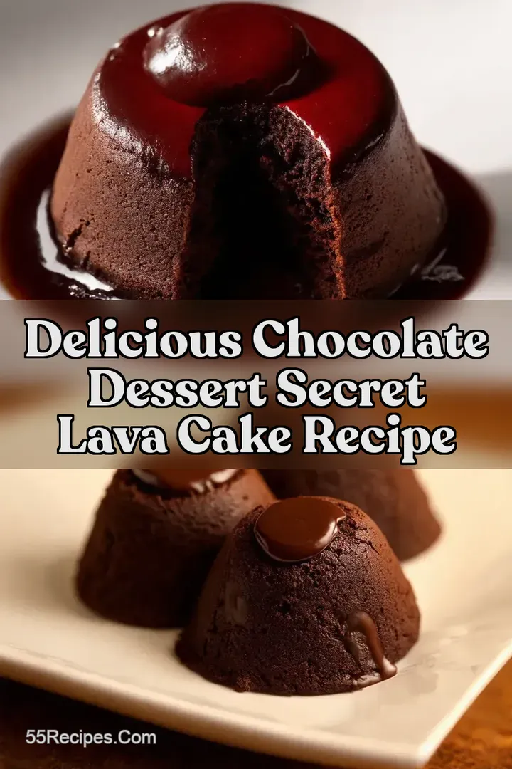 Delicious Chocolate Dessert Secret Lava Cake Recipe