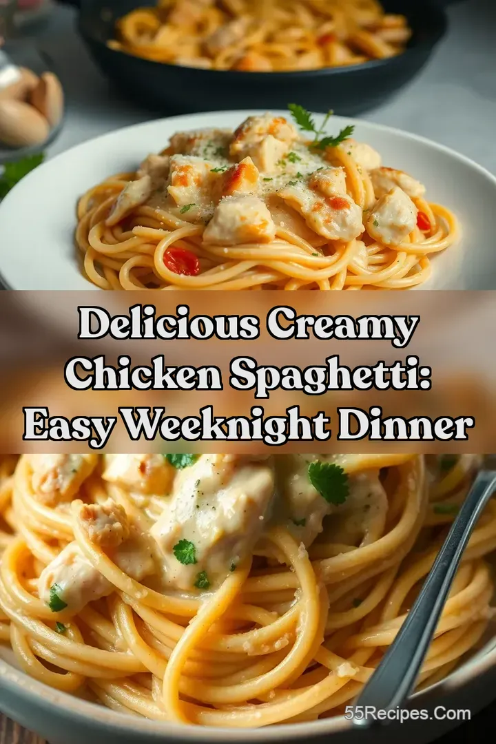 Delicious Creamy Chicken Spaghetti: Easy Weeknight Dinner