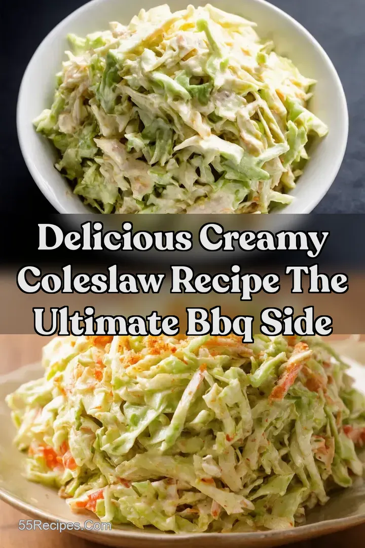 Delicious Creamy Coleslaw Recipe The Ultimate BBQ Side : PIN FOR LATER Delicious Creamy Coleslaw Recipe The Ultimate BBQ Side