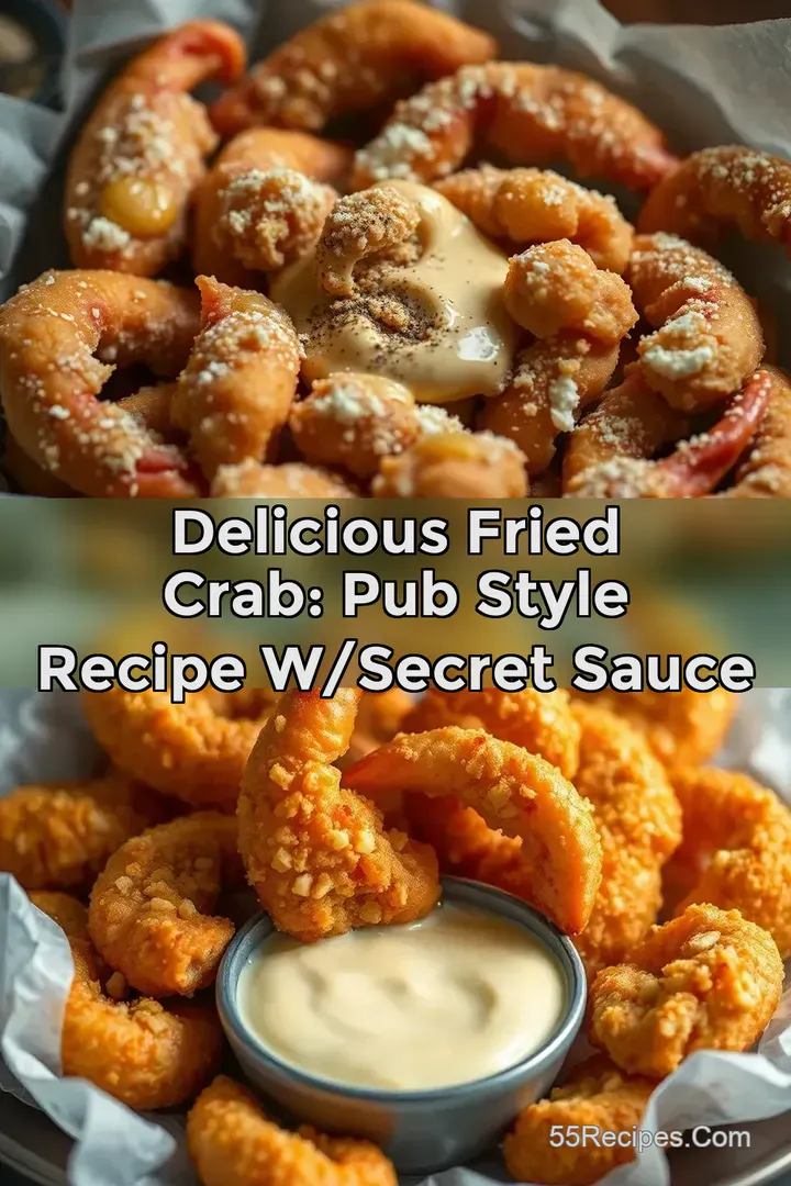 Delicious Fried Crab: Pub Style Recipe W/Secret Sauce