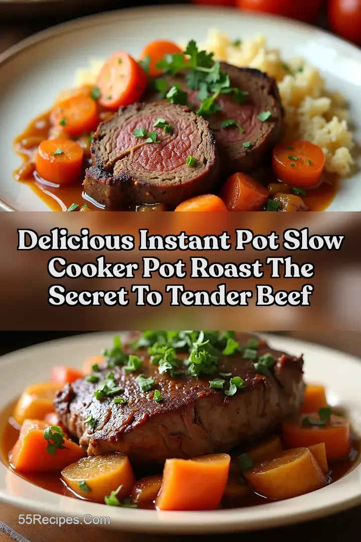 Delicious Instant Pot Slow Cooker Pot Roast The Secret To Tender Beef