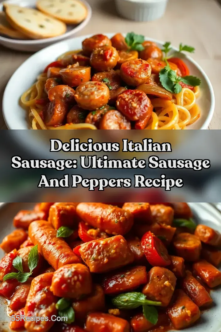 Delicious Italian Sausage: Ultimate Sausage and Peppers Recipe : PIN FOR LATER Delicious Italian Sausage: Ultimate Sausage and Peppers Recipe