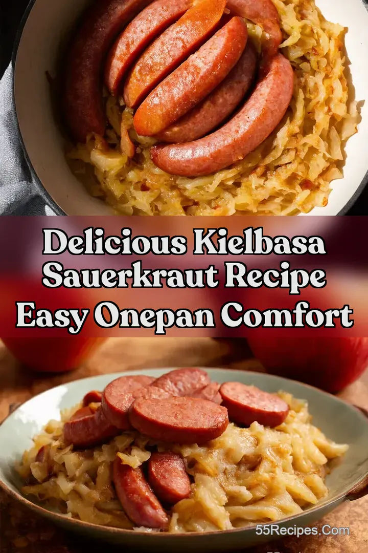 Delicious Kielbasa Sauerkraut Recipe Easy OnePan Comfort