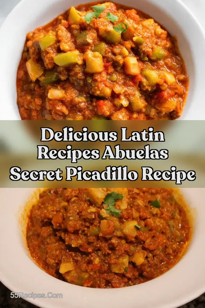 Delicious Latin Recipes Abuelas Secret Picadillo Recipe