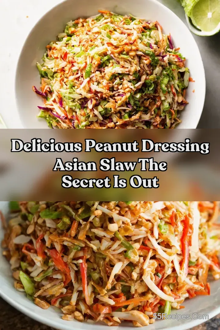 Delicious Peanut Dressing Asian Slaw The Secret is Out