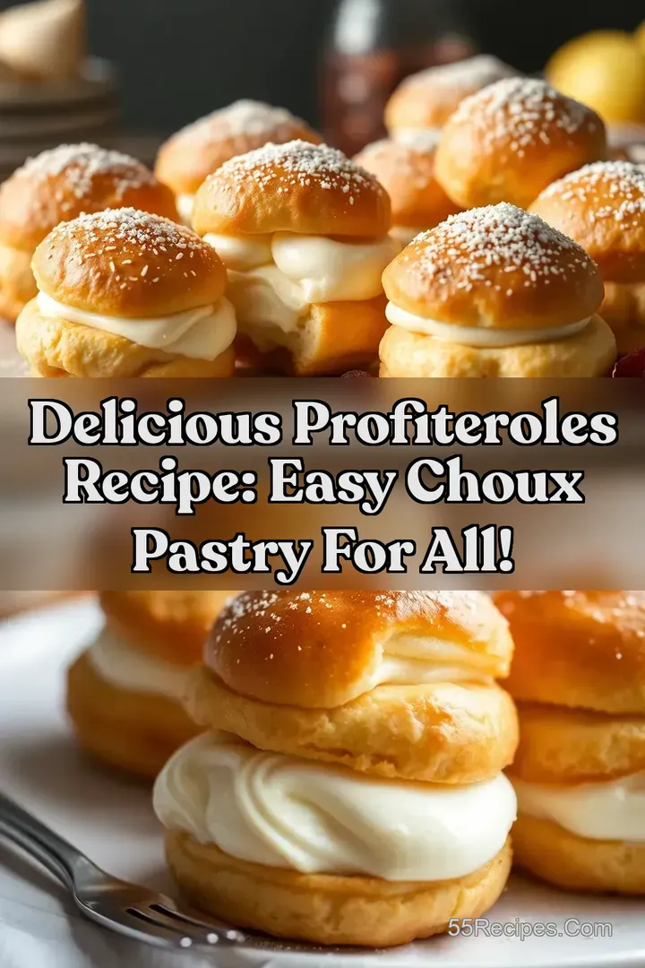 Delicious Profiteroles Recipe: Easy Choux Pastry For All!
