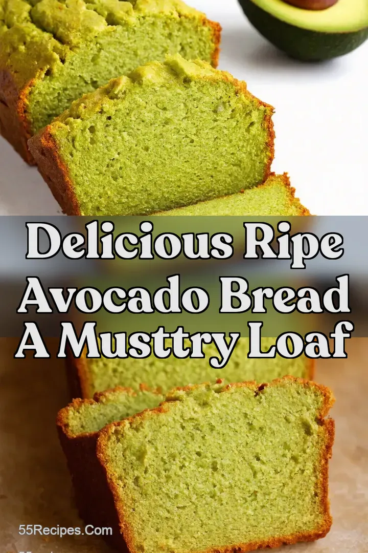 Delicious Ripe Avocado Bread A MustTry Loaf