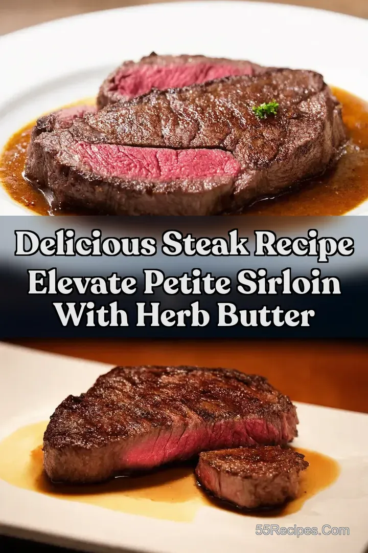 Delicious Steak Recipe Elevate Petite Sirloin With Herb Butter
