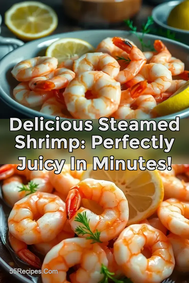 Delicious Steamed Shrimp: Perfectly Juicy In Minutes!
