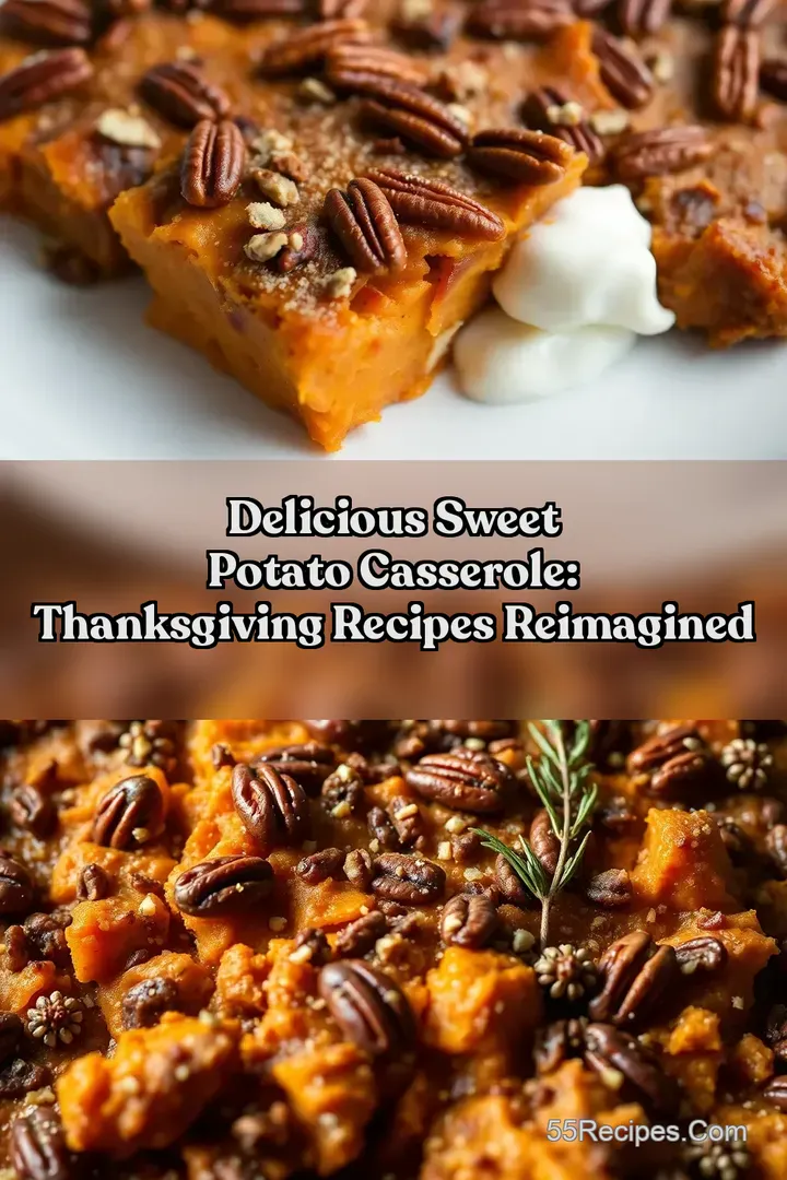 Delicious Sweet Potato Casserole: Thanksgiving Recipes Reimagined : PIN FOR LATER Delicious Sweet Potato Casserole: Thanksgiving Recipes Reimagined