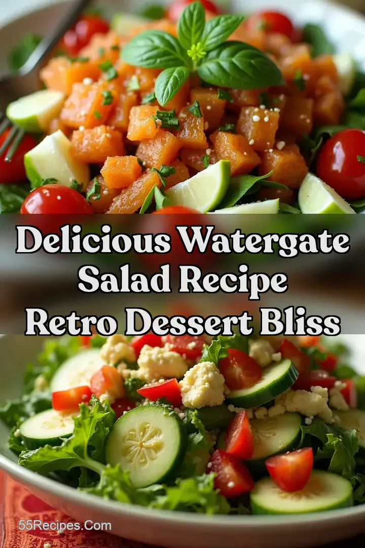 Delicious Watergate Salad Recipe Retro Dessert Bliss