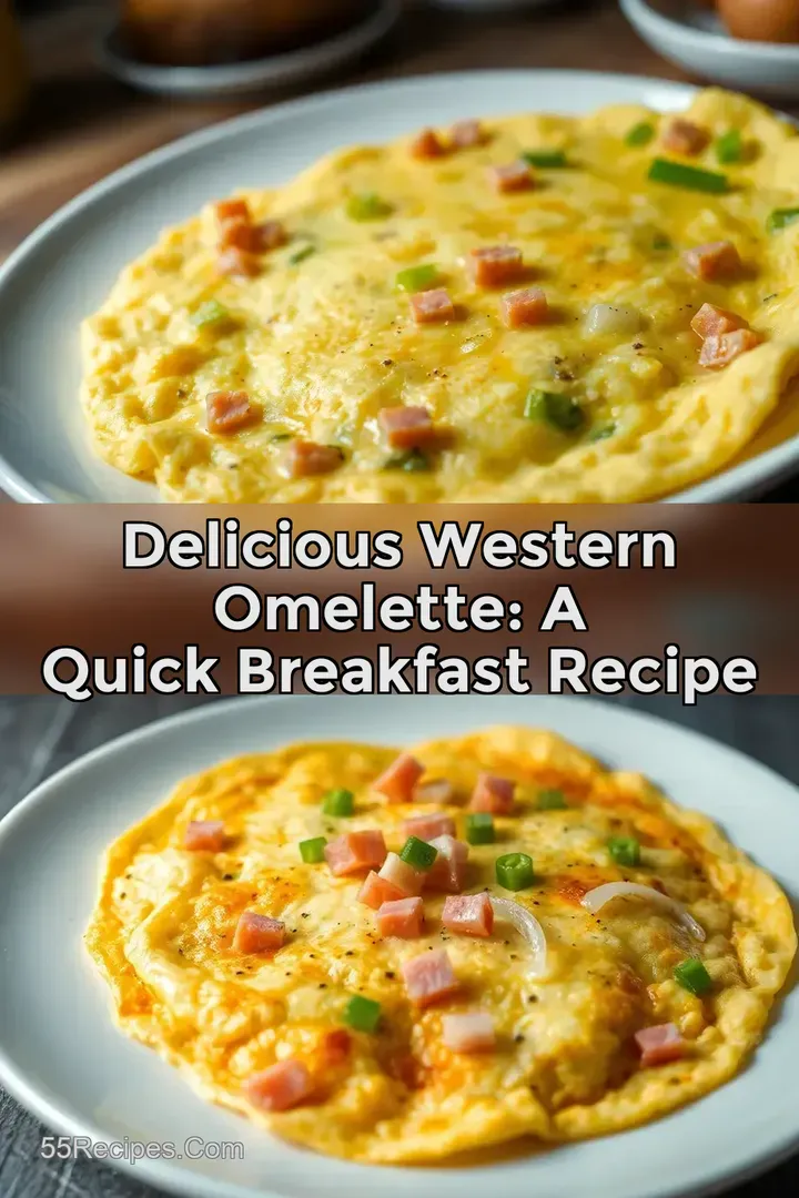 Delicious Western Omelette: A Quick Breakfast Recipe