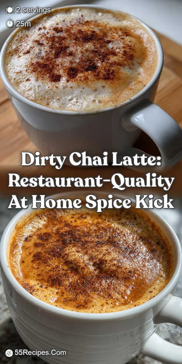 Dirty Chai Latte: Restaurant-Quality at Home Spice Kick