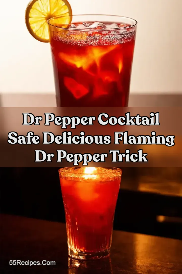 Dr Pepper Cocktail Safe Delicious Flaming Dr Pepper Trick