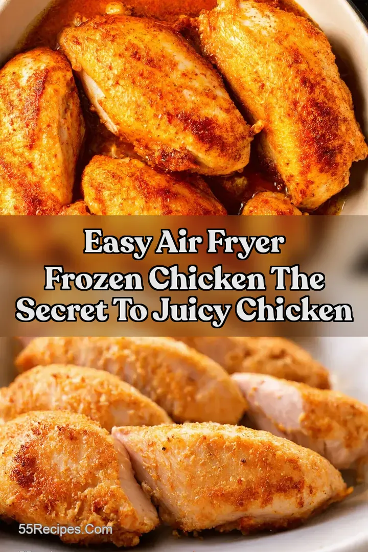 Easy Air Fryer Frozen Chicken The Secret To Juicy Chicken