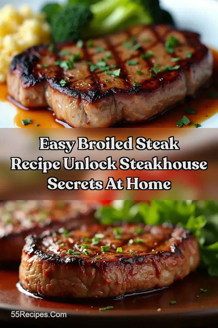 Easy Broiled Steak Recipe Unlock Steakhouse Secrets At Home