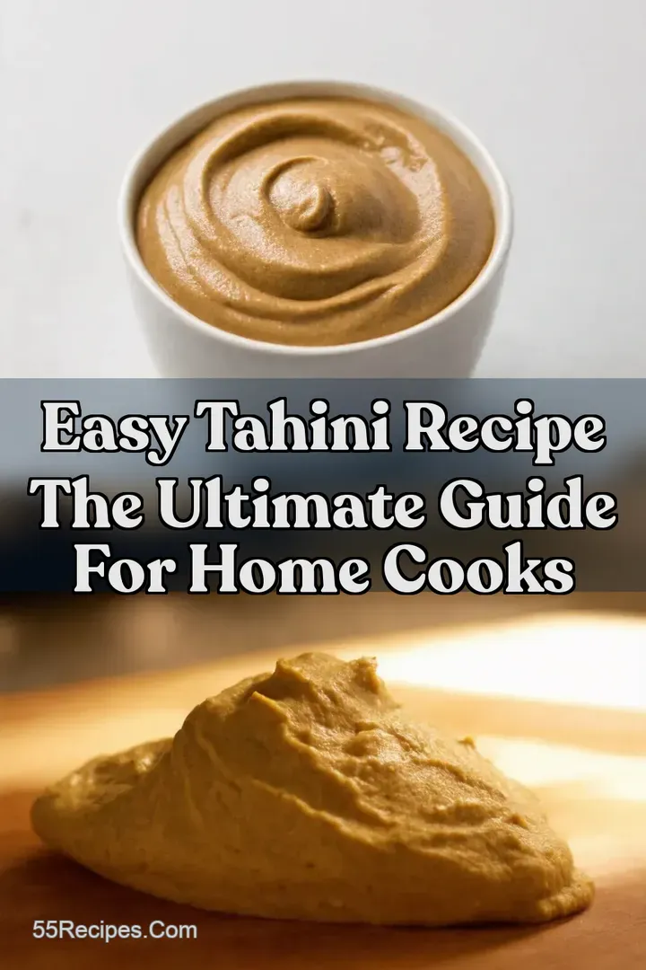 Easy Tahini Recipe The Ultimate Guide for Home Cooks