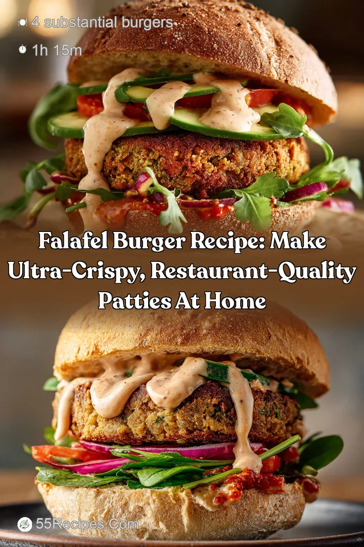 Falafel Burger Recipe: Make Ultra-Crispy Restaurant-Quality Patties at Home