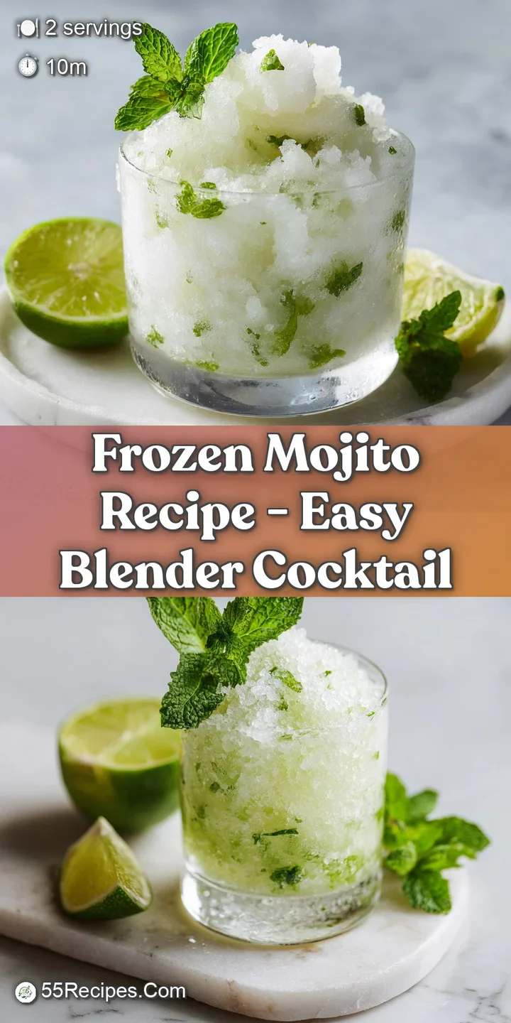 Close-up of a frosty lime slush with specks of bright green mint, appearing intensely cold.