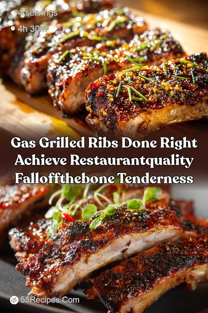 Gas Grilled Ribs Done Right Achieve RestaurantQuality FallOffTheBone Tenderness