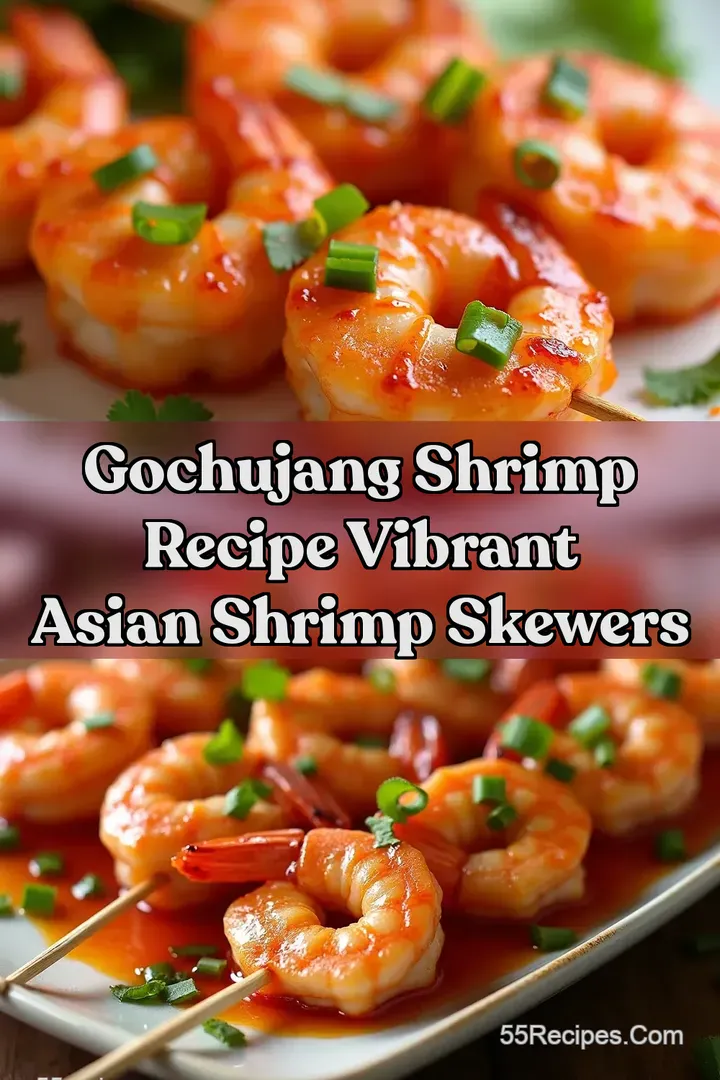Gochujang Shrimp Recipe Vibrant Asian Shrimp Skewers