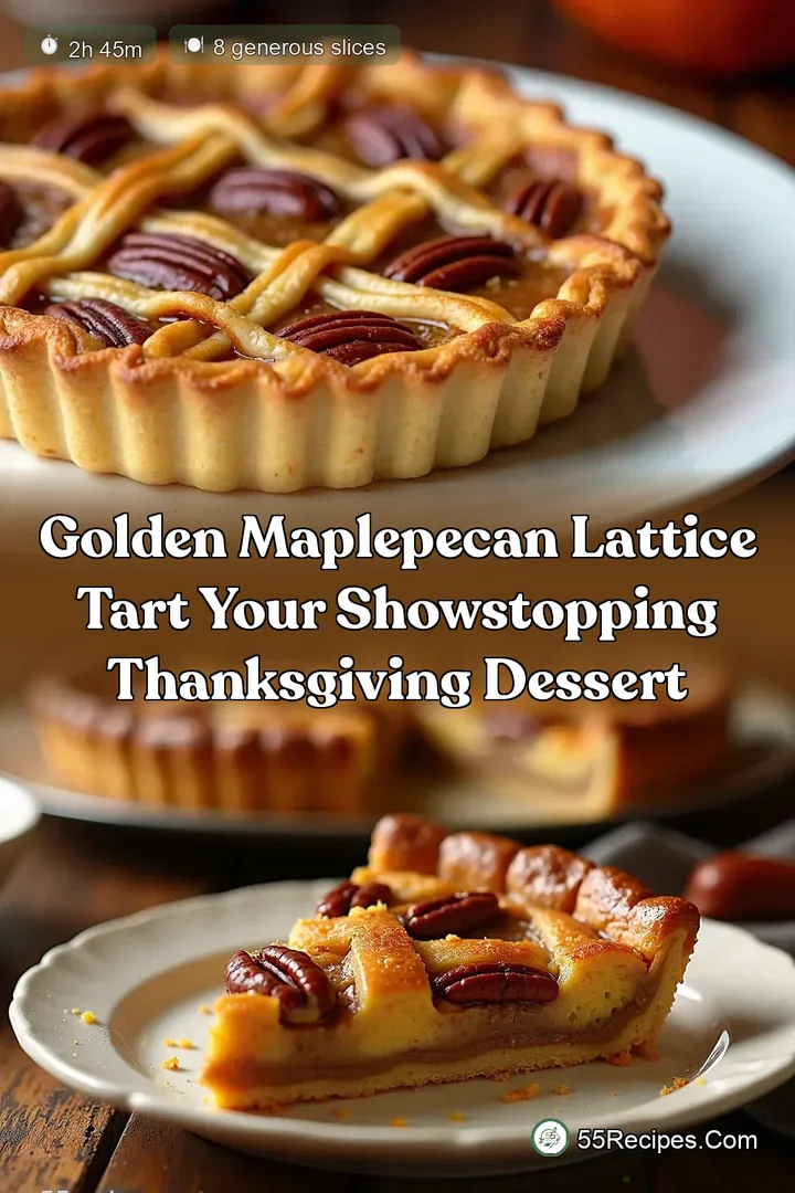Golden MaplePecan Lattice Tart Your Showstopping Thanksgiving Dessert