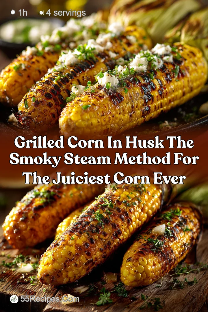 Grilled Corn in Husk The Smoky Steam Method for the Juiciest Corn Ever