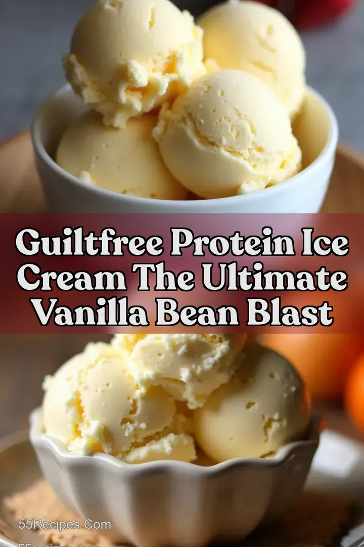 GuiltFree Protein Ice Cream The ULTIMATE Vanilla Bean Blast