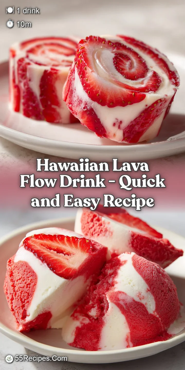 Extreme close-up of thick, frosty white cream blending with deep crimson fruit puree in a chilled glass vessel.