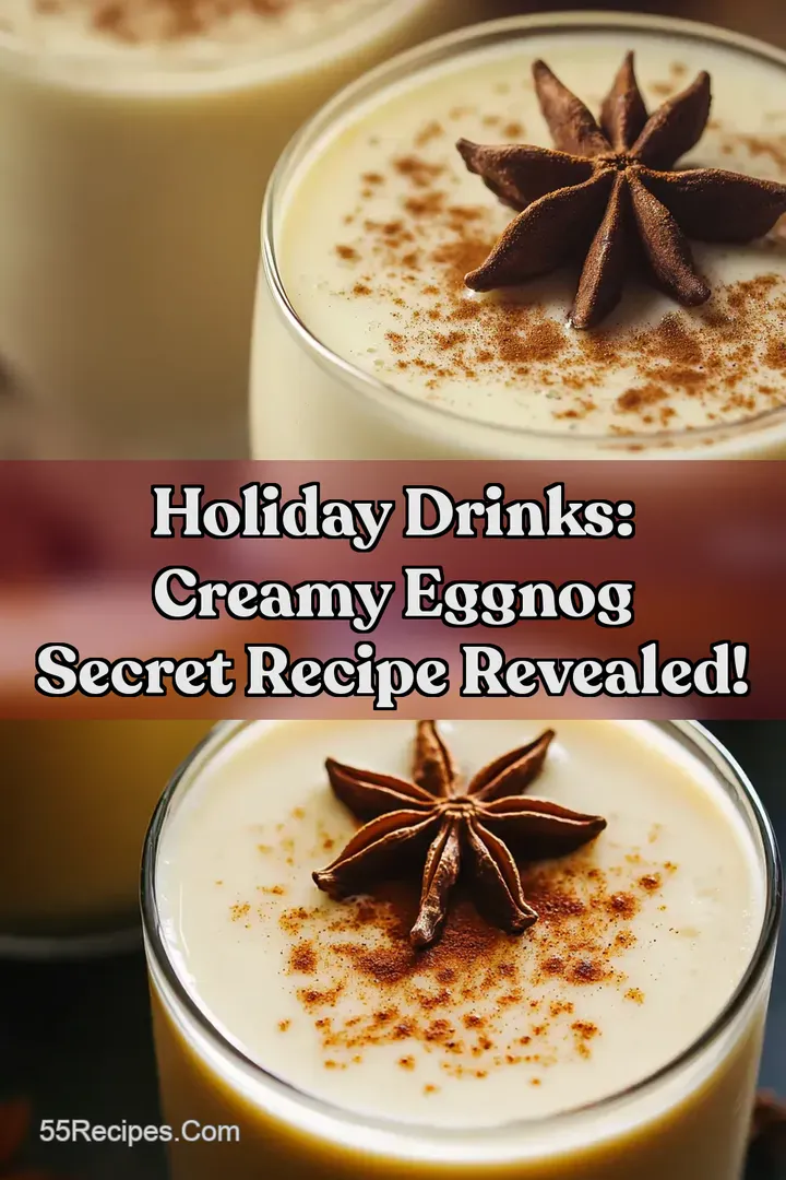 Holiday Drinks: Creamy Eggnog Secret Recipe Revealed!