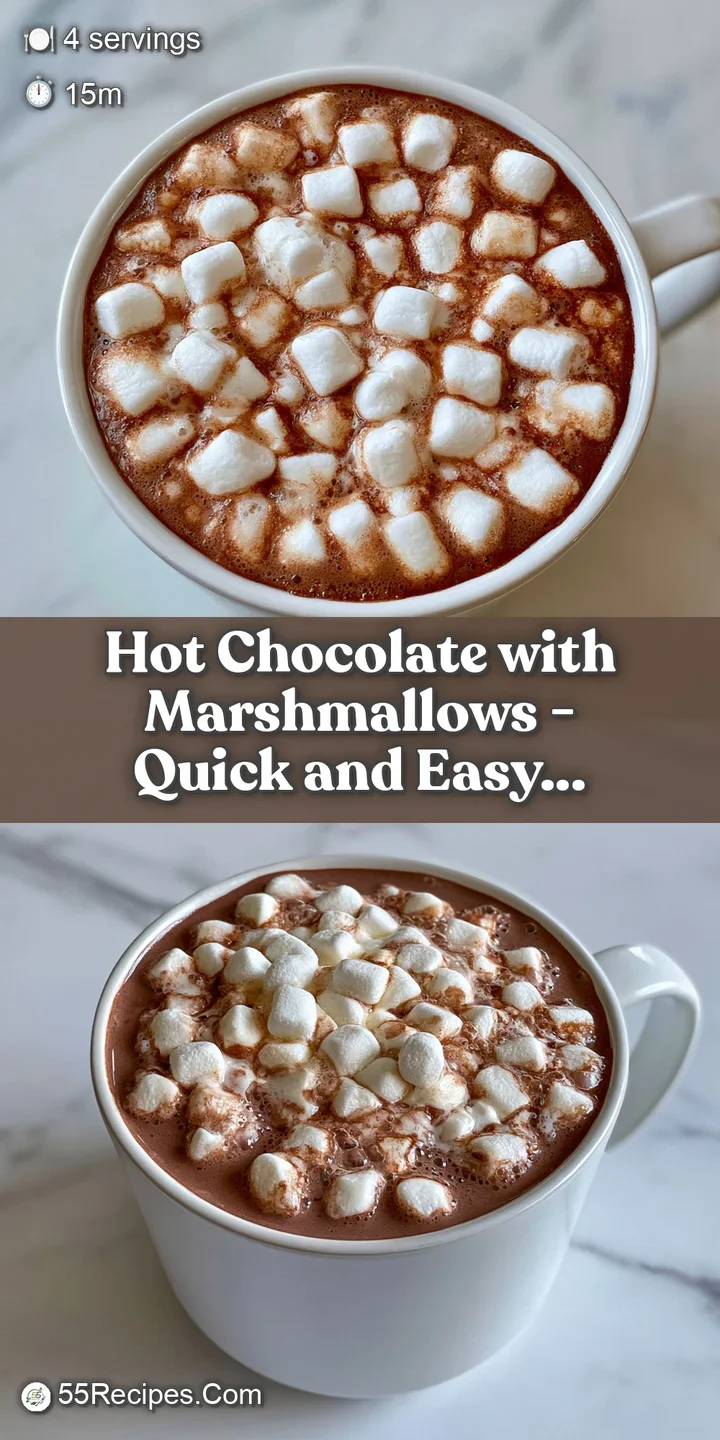 Extreme close-up of fluffy white marshmallows melting into a velvety cocoa brown liquid with glossy bubbles.