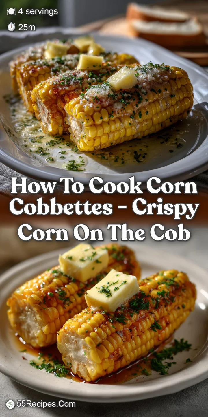 Close-up of buttery corn cobbettes with glistening kernels. Perfect grill marks and a hint of steam, ready to eat.