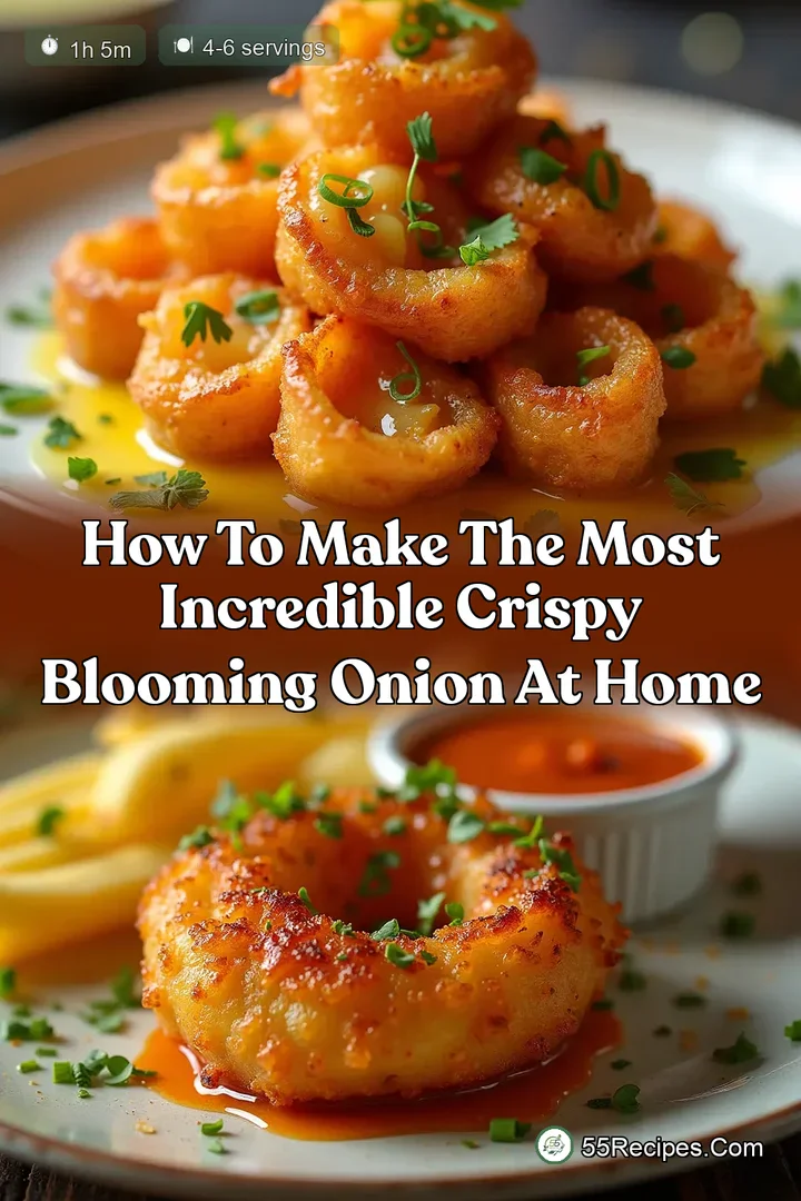 How to Make the Most Incredible Crispy Blooming Onion at Home