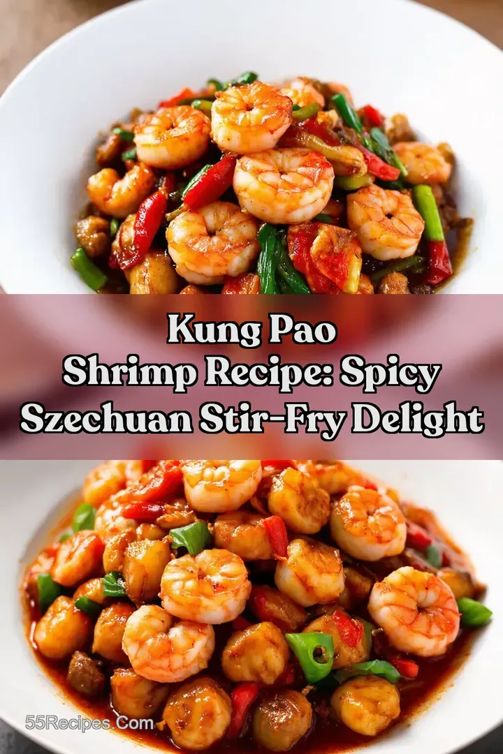 Kung Pao Shrimp Recipe: Spicy Szechuan Stir-Fry Delight : PIN FOR LATER Kung Pao Shrimp Recipe: Spicy Szechuan Stir-Fry Delight
